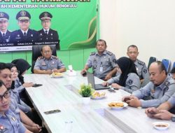 Kanwil Kemenkum Bengkulu Ikuti Pengisian Matrik Evaluasi Kinerja